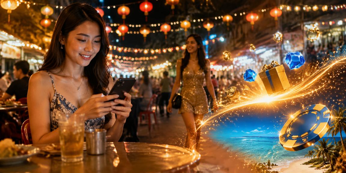 Pengguna Malaysia mengakses platform kasino mudah alih 8300 di Kuala Lumpur
