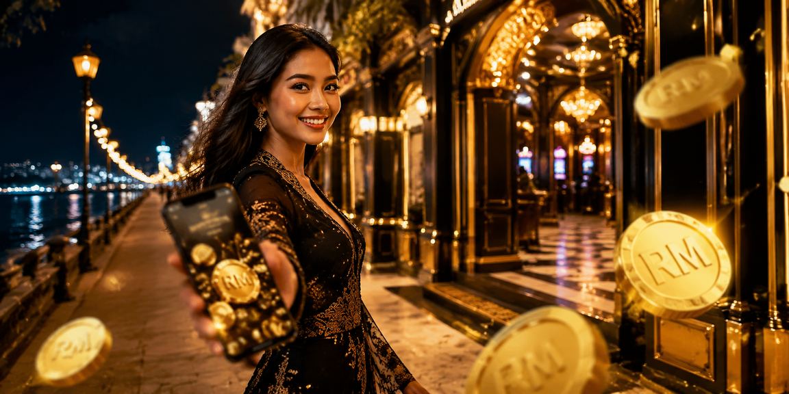 Pengguna mengurus akaun VIP melalui telefon pintar di Kuantan Malaysia